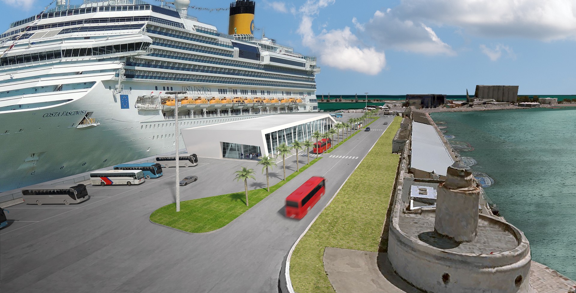 Progetto di fattibilità Nuovo Terminal Crociere | Porto di Bari |